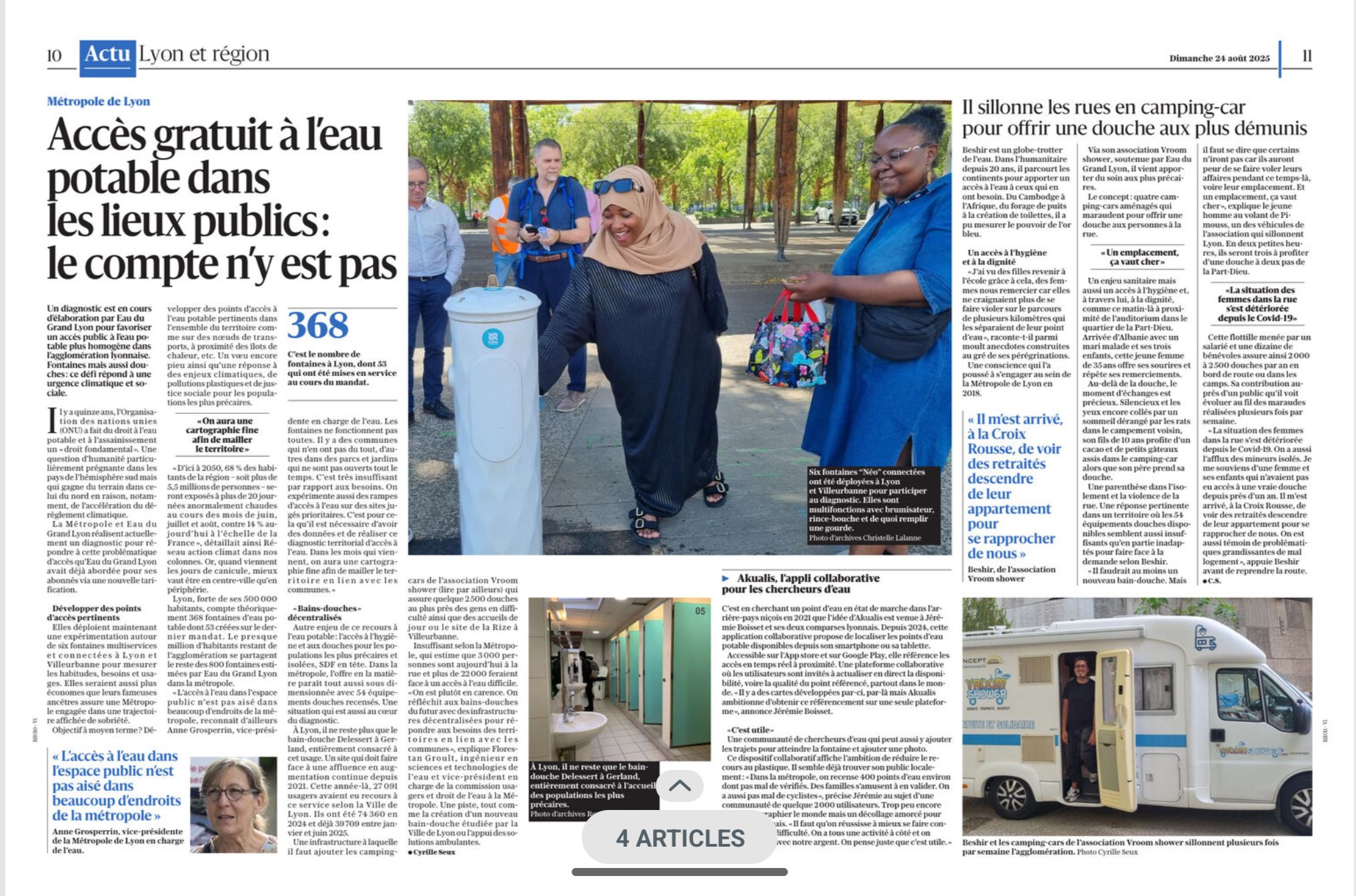 Akualis dans Le Progrès